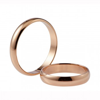 Auksinis vestuvinis žiedas "Klasikinis" 3 mm pločio