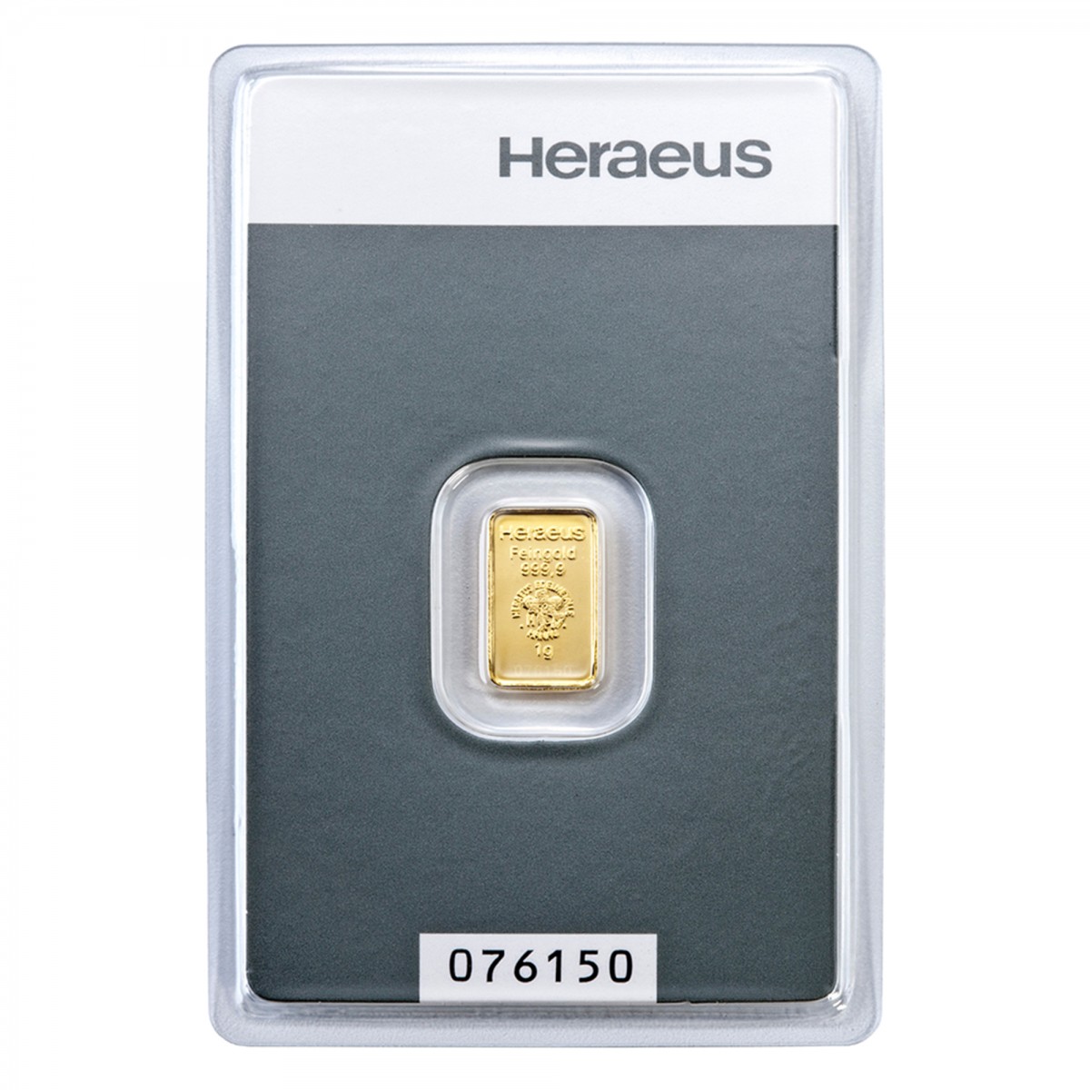 Investicinis Heraeus aukso luitas - 1 g