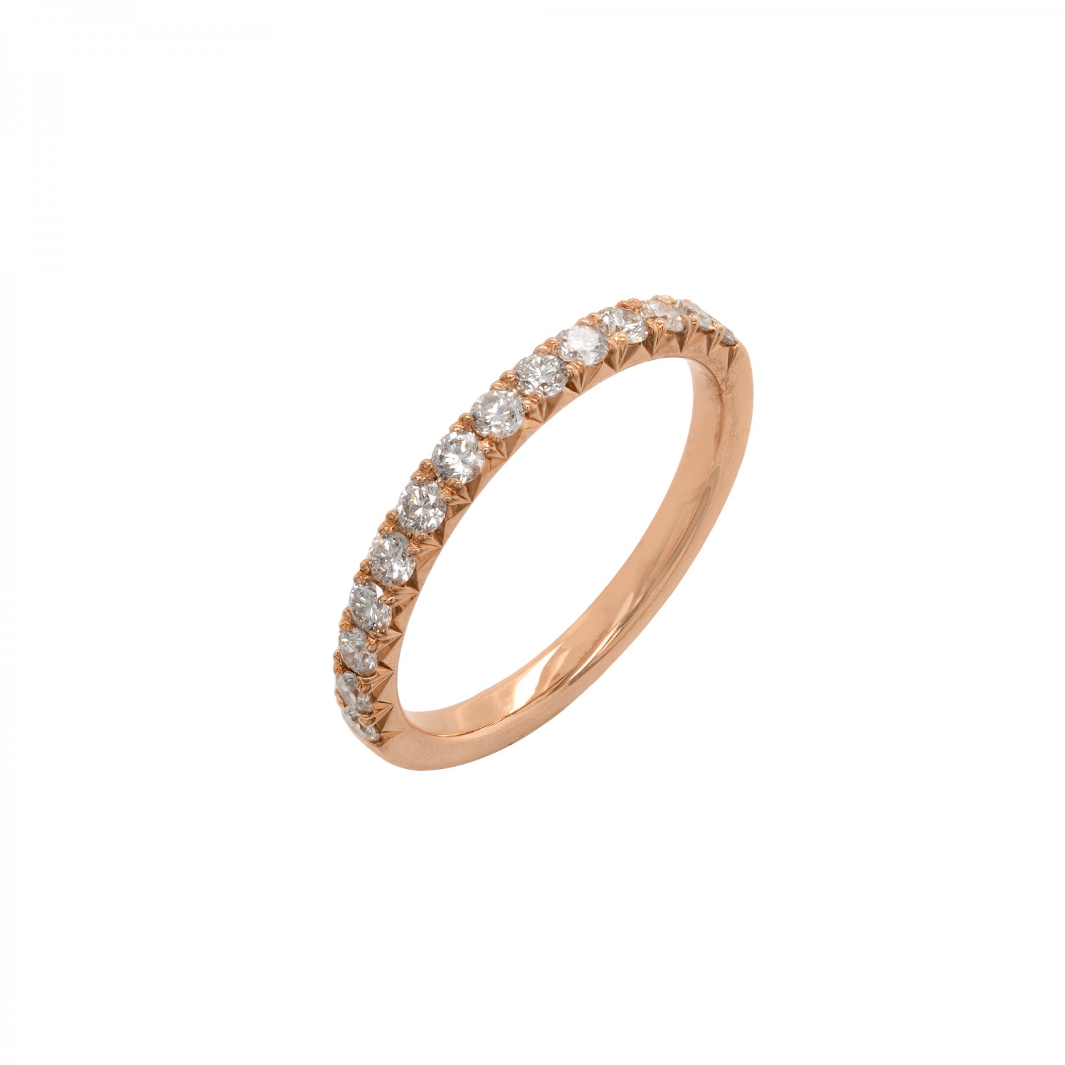 Auksinis žiedas takelis 0.45ct